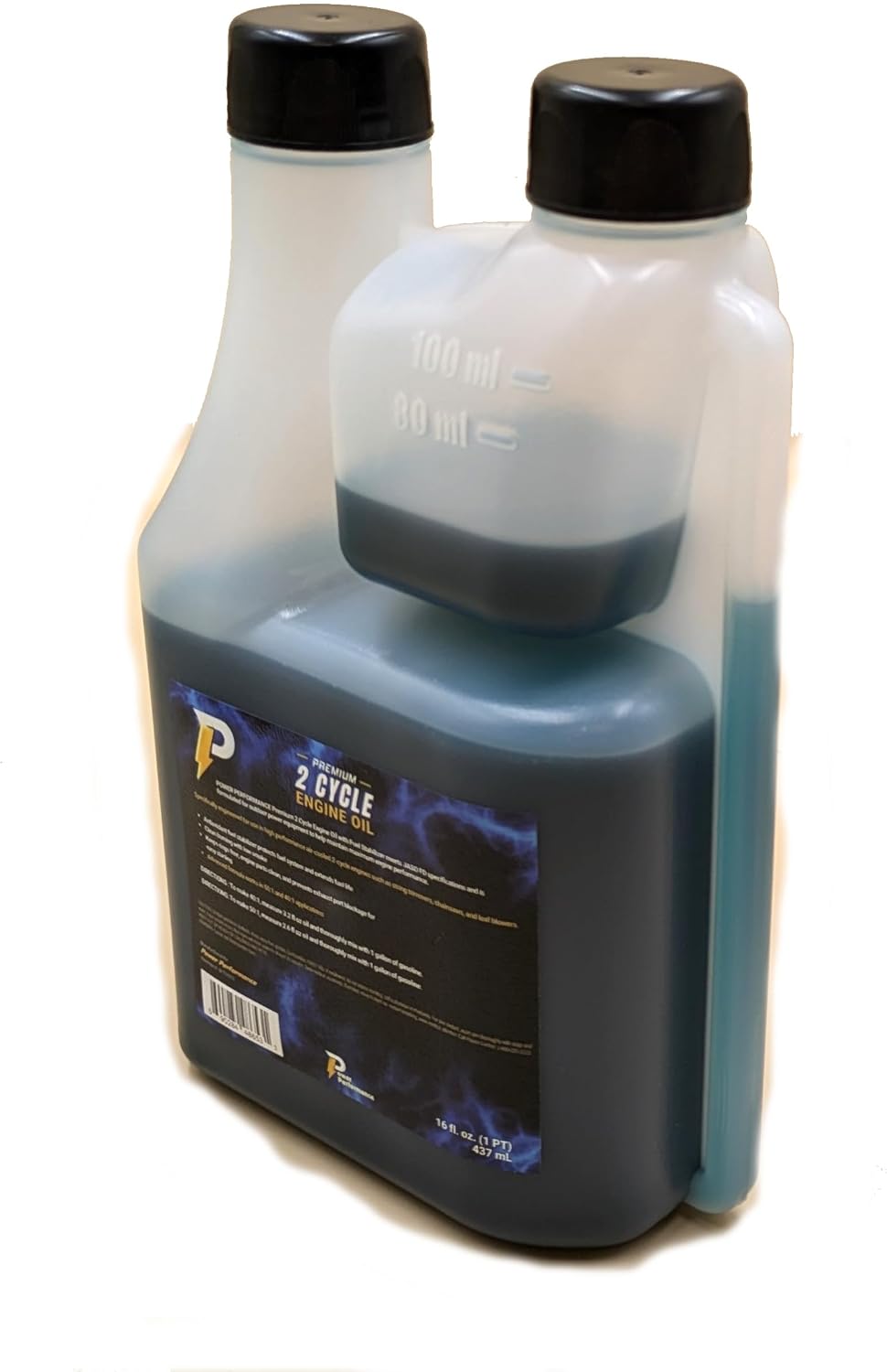 Power Performance Premium 2-Cycle Oil 16oz Easy to Measure Bottle