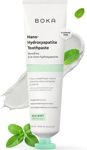 Boka Toothpaste - Fluoride Free Toothpaste, Nano Hydroxyapatite Toothpaste