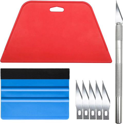 tiptopcarbon Wallpaper Kit Wallpaper Smoothing Tool Wallpaper Tools for Peel and Stick on Contact Paper Hanging Vinyl Backsplash Window Film