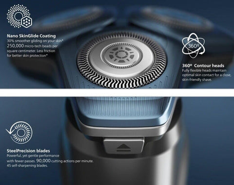 Philips Norelco Shaver 6800 with SenseIQ Technology, Series 6000