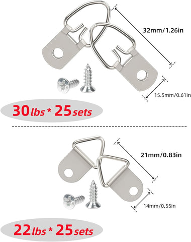 251Pcs Picture Hanging Kit, Dual-Size Heavy Duty Picture Hanging Hardware