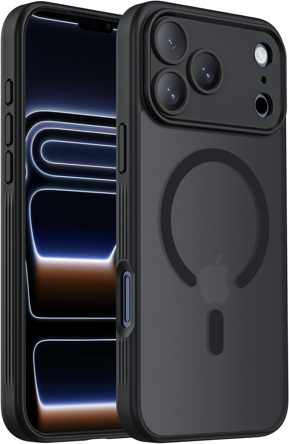 Symcele Designed for iPhone 17 Pro Case, Black