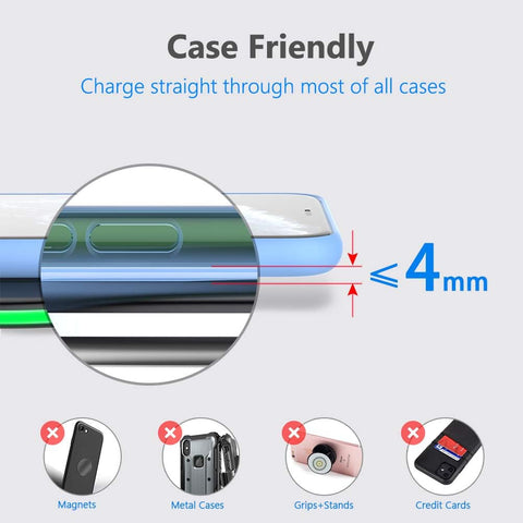 Yootech Wireless Charger,10W Max Wireless Charging Pad(No AC Adapter)