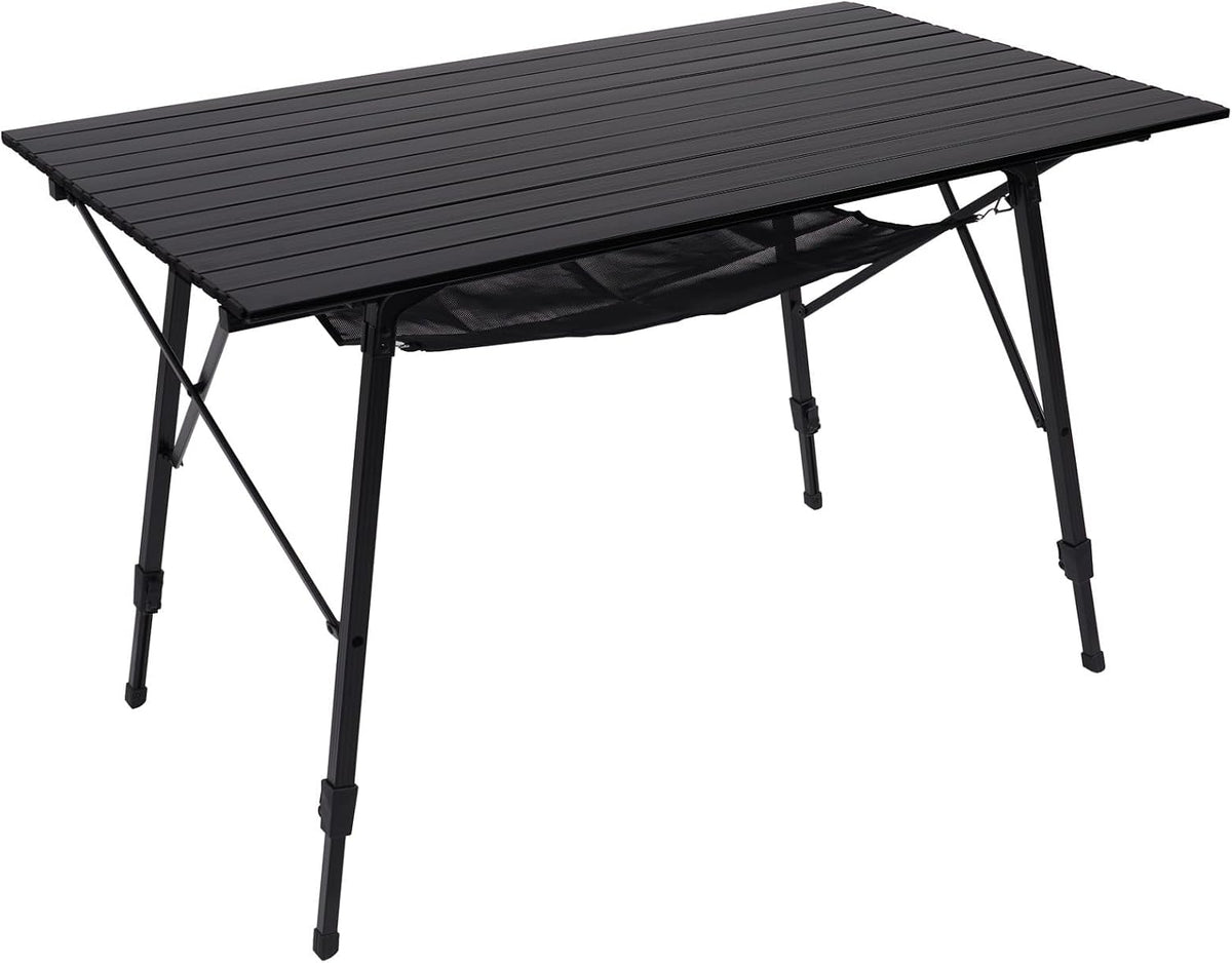 Portal Camping Table, Folding Aluminum Table with Carry Bag for Outdoor Use