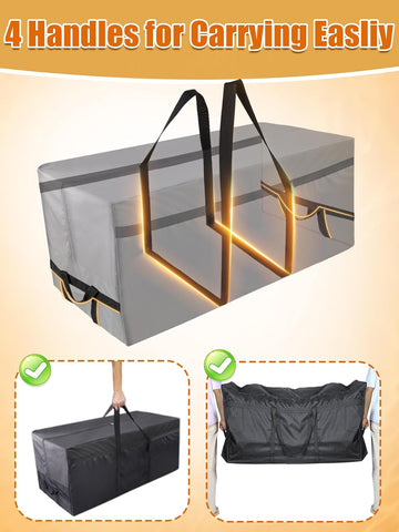 Aulock 140 Gal Extra Large Storage Bag for Aboveground Pools & Pool Cover