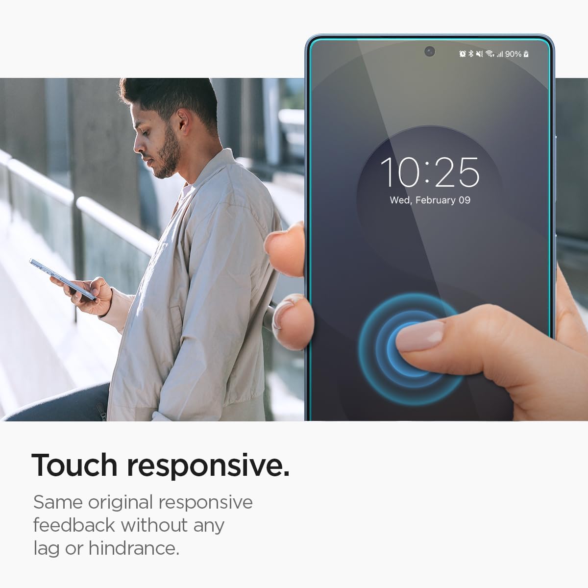 Spigen GlasTR EZ FIT Screen Protector Tempered Glass for Galaxy S25 Ultra
