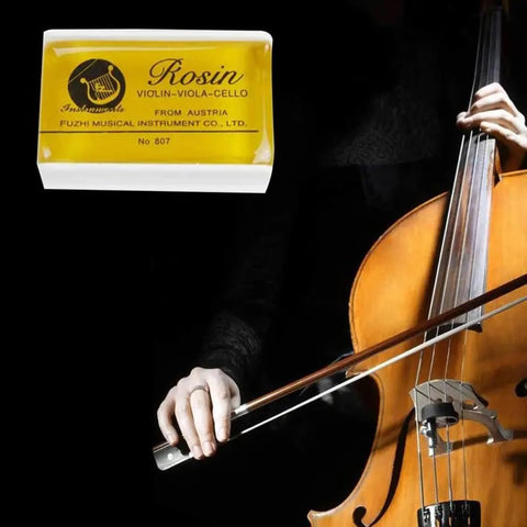 Rosin Natural for Violin Cello Viola Rosin Light Low Dust for Bows String Music Instrument Accessory Yellow with Case 3 Pack