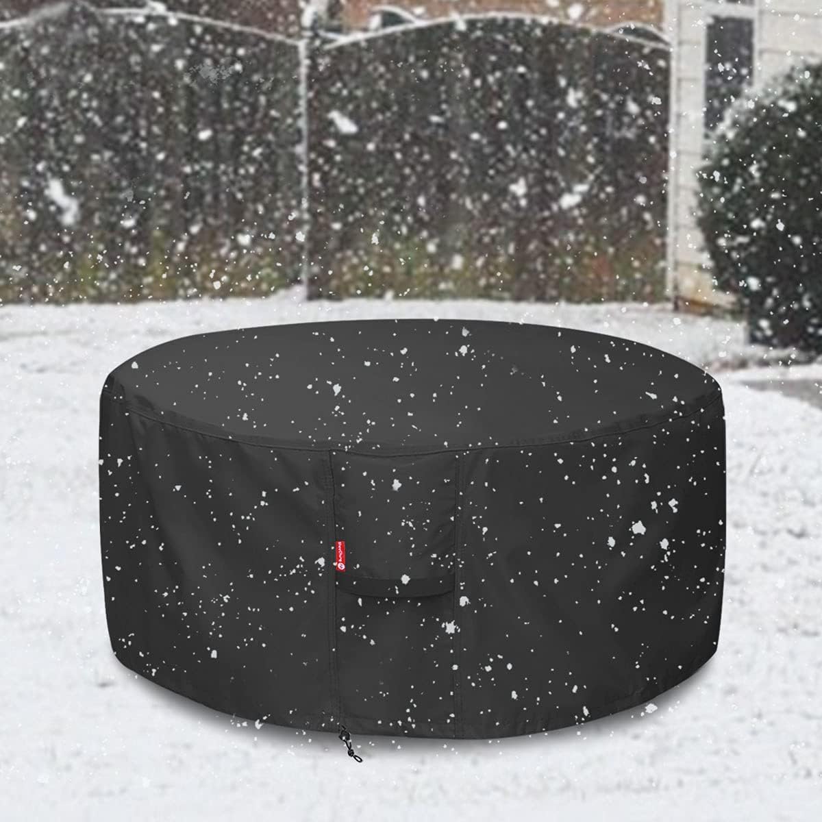 SheeChung Fire Pit Cover 36"x34",Waterproof Fabric 600D Polyester