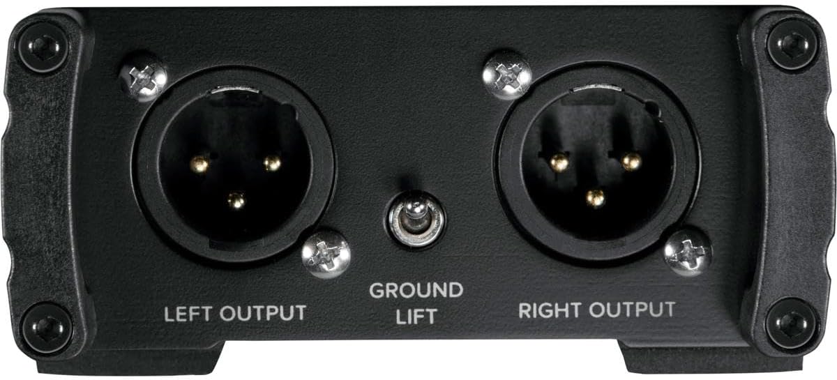 Mackie MDB-2P Passive Stereo DI Box, Dual 1/4" Inputs, Ground Lift