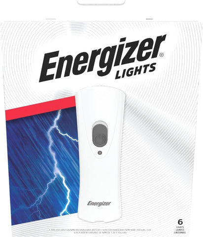 Energizer Auto-On LED Flashlights Rechargeable for Home Power Failure, Plug in LED Flashlight for Power Outage, Night Light, Hurricane Preparedness (Pack of 72)
