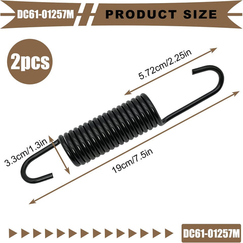 washer suspension spring，DC61-01257M Washing Machine Suspension Spring, 2-Pack, Replaces AP5955135/3990661/PS4275961, Fits All WF3/WF4 Models- samsung washer hanger spring dc61-01257m