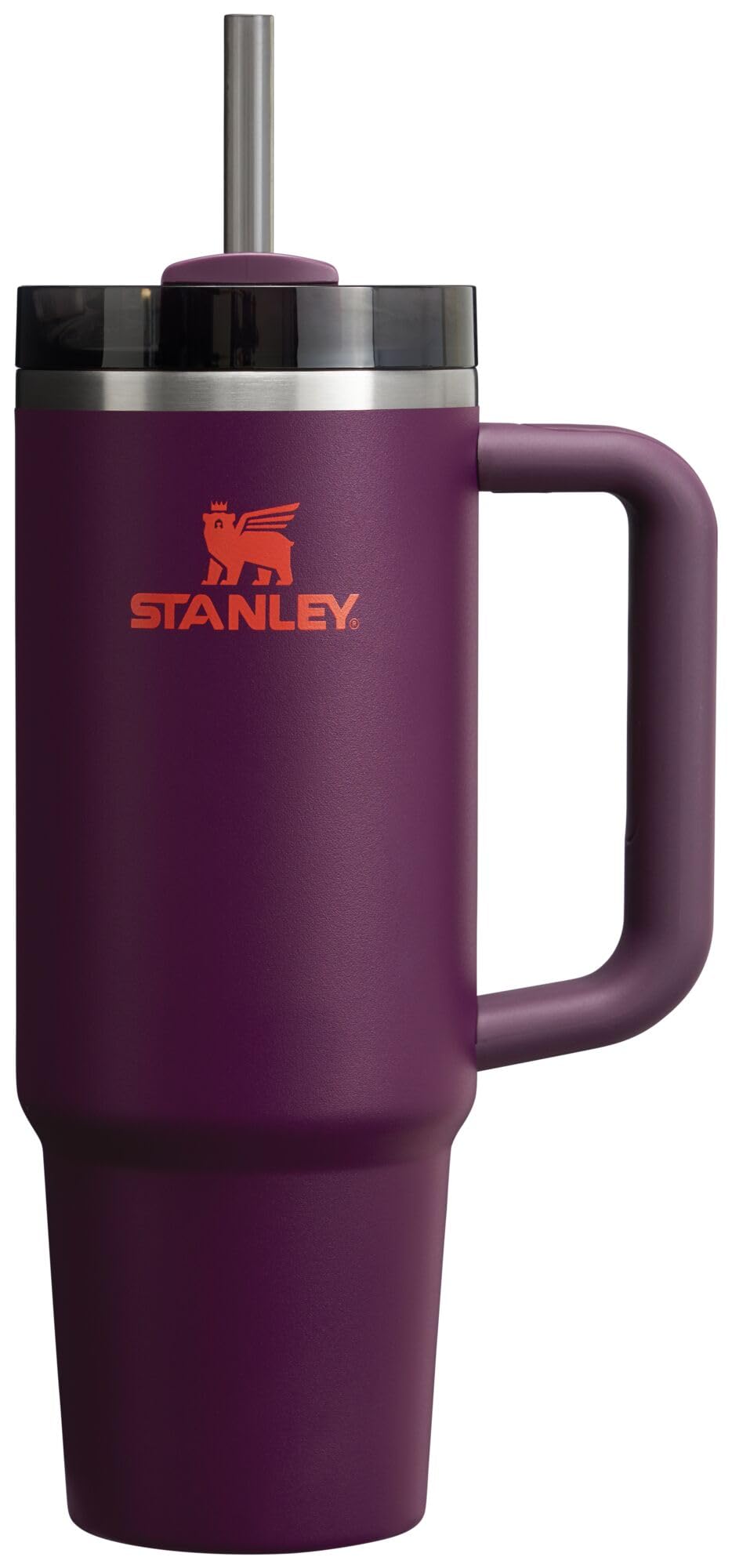 Stanley Quencher H2.0 Tumbler with Handle & Straw 30 oz | Twist On 3-Way Lid | Cupholder Compatible for Travel | Insulated Stainless Steel Cup | BPA-Free | Plum