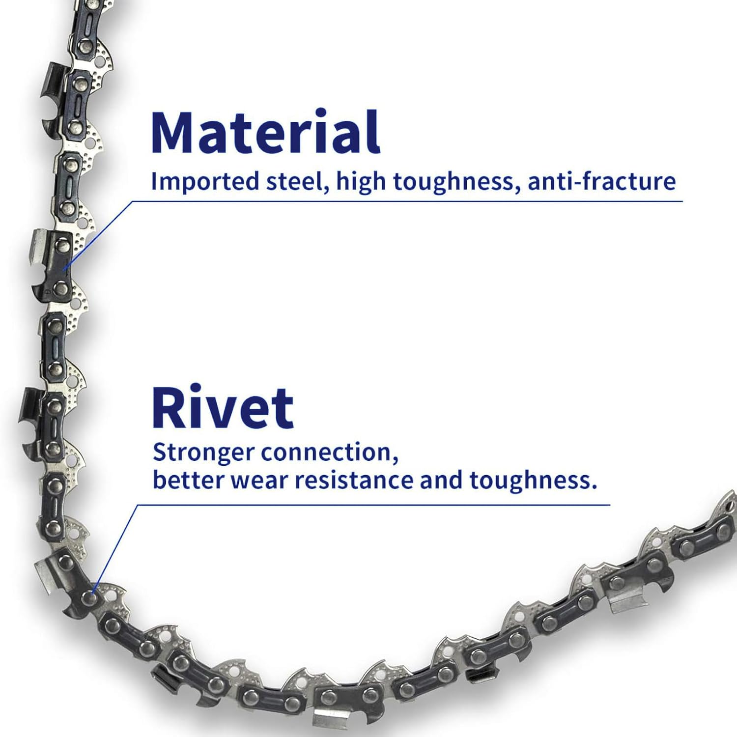14 Inch Chainsaw Chain 3/8" LP Pitch .050" Gauge 50 Drive Links