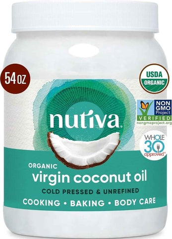 Nutiva, Oil Coconut Extra Virgin Organic, 54 Fl Oz