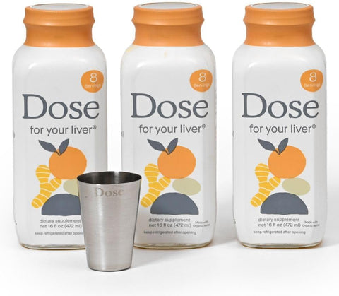 Dose for Your Liver Cleanse Detox & Repair, 16oz Bottle, 3 Pack