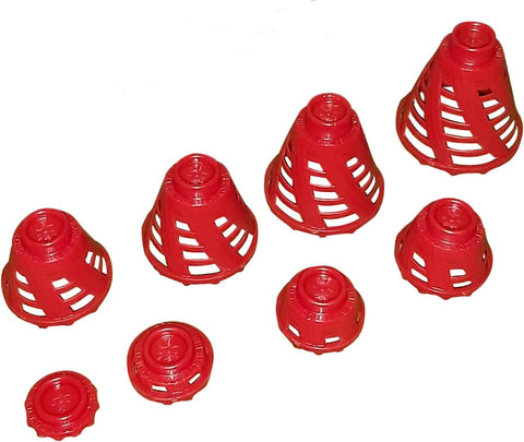 BirTee Golf Tees - PRO Speed Version with Enhanced Durability - 8 Pack. Indoor Golf Tees/Golf Simulator Tees/Winter Plastic Golf Tees