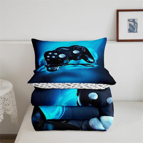 Feelyou Gamer Bedding Set Twin Size for Kids Boys Girls for Boys
