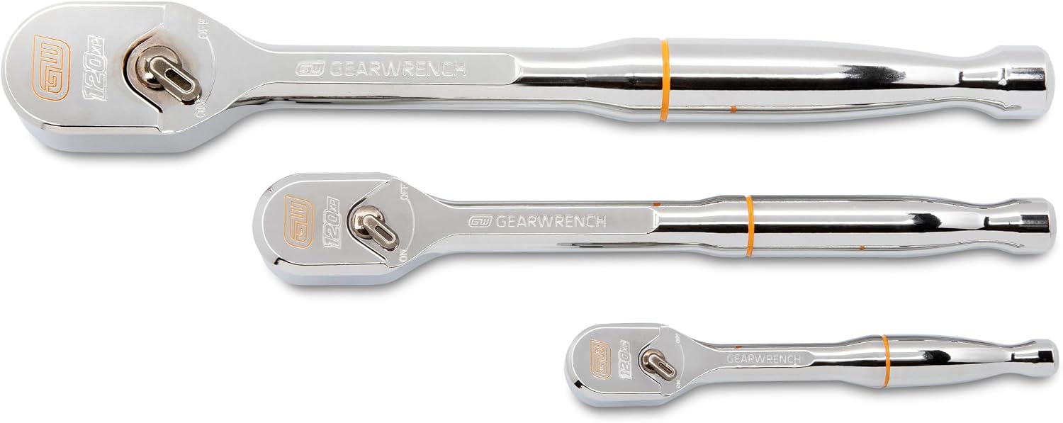 GEARWRENCH 2 Pc 1/4" and 3/8" Drive 120XP Flex Handle Ratchet Set | 81204XP