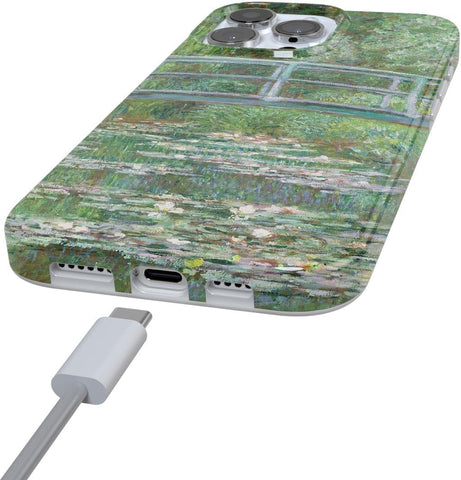 Casely iPhone 16 Pro Case | Monet's Bridge | The Met Museum | Compatible with MagSafe | Classic Ultra Slim Design