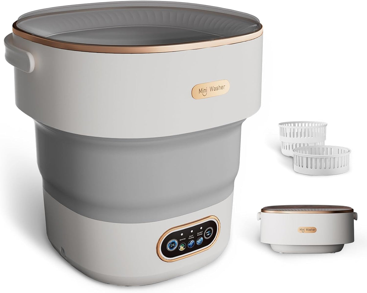20L Portable Washing Machine,Folding Washer Machine and Spin-Dryer
