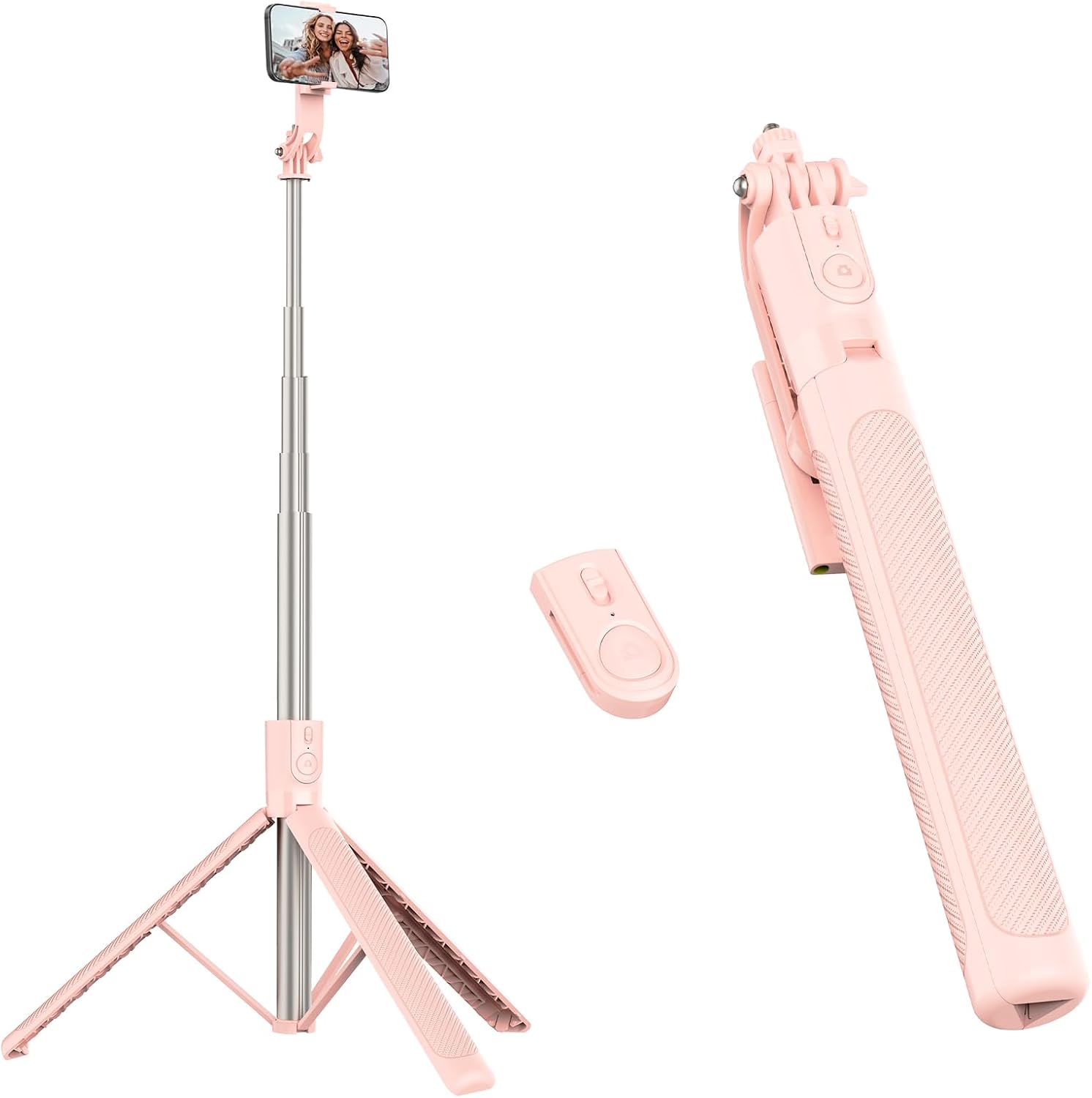 71” Phone Tripod & Selfie Stick for iPhone/Samsung/Android/Camera