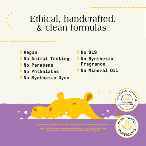 Alaffia Babies & Kids Bubble Bath, Lemon Lavender 2-Pack, 32 Oz Ea
