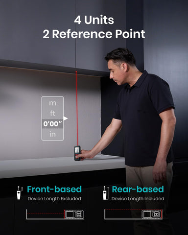 MILESEEY Laser Measure, Laser Measuring Tool with Angle Sensor
