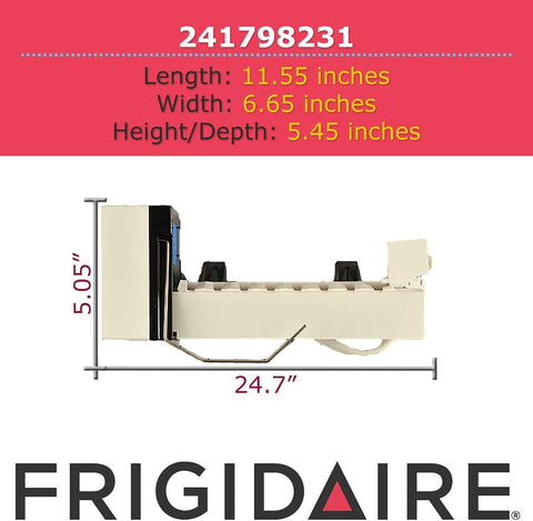Frigidaire 241798231 Ice Maker Assembly Kit for Refrigerators, White