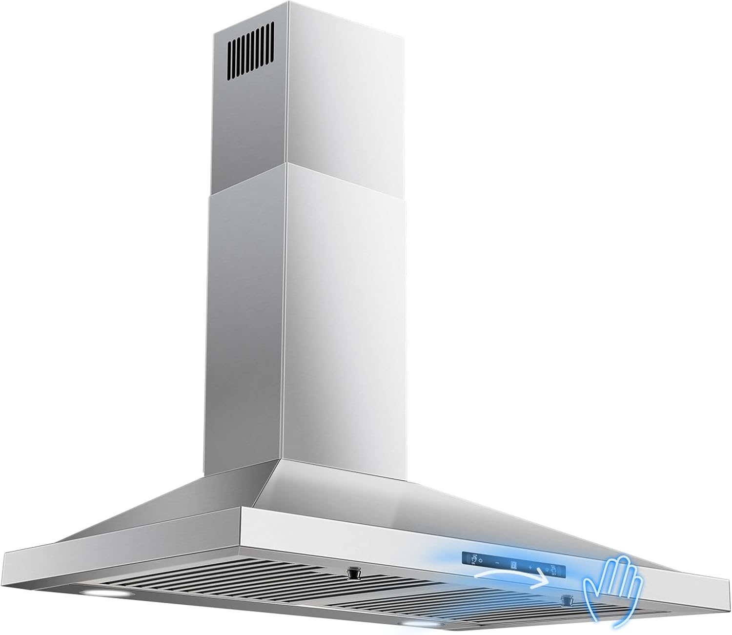 Wall Mount Range Hood 30 inch, Ducted/Ductless Range Hood