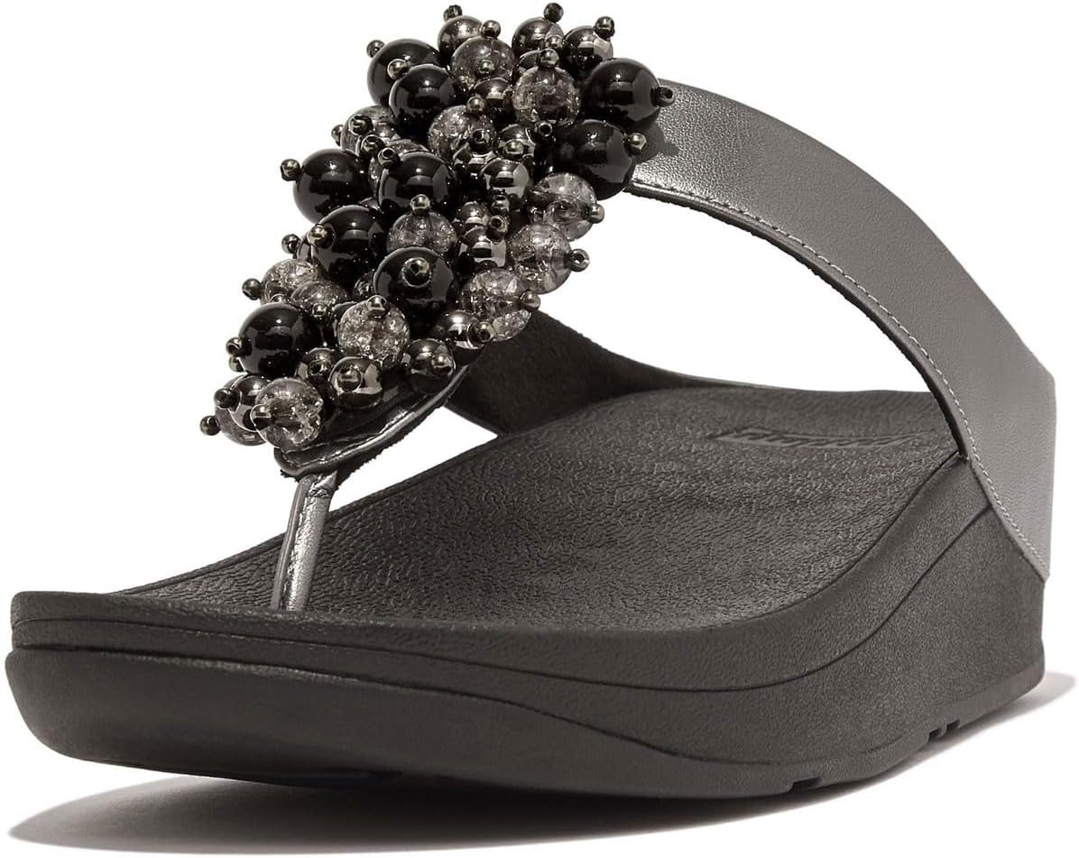 FitFlop Fino Bauble-Bead Toe-Post Sandals