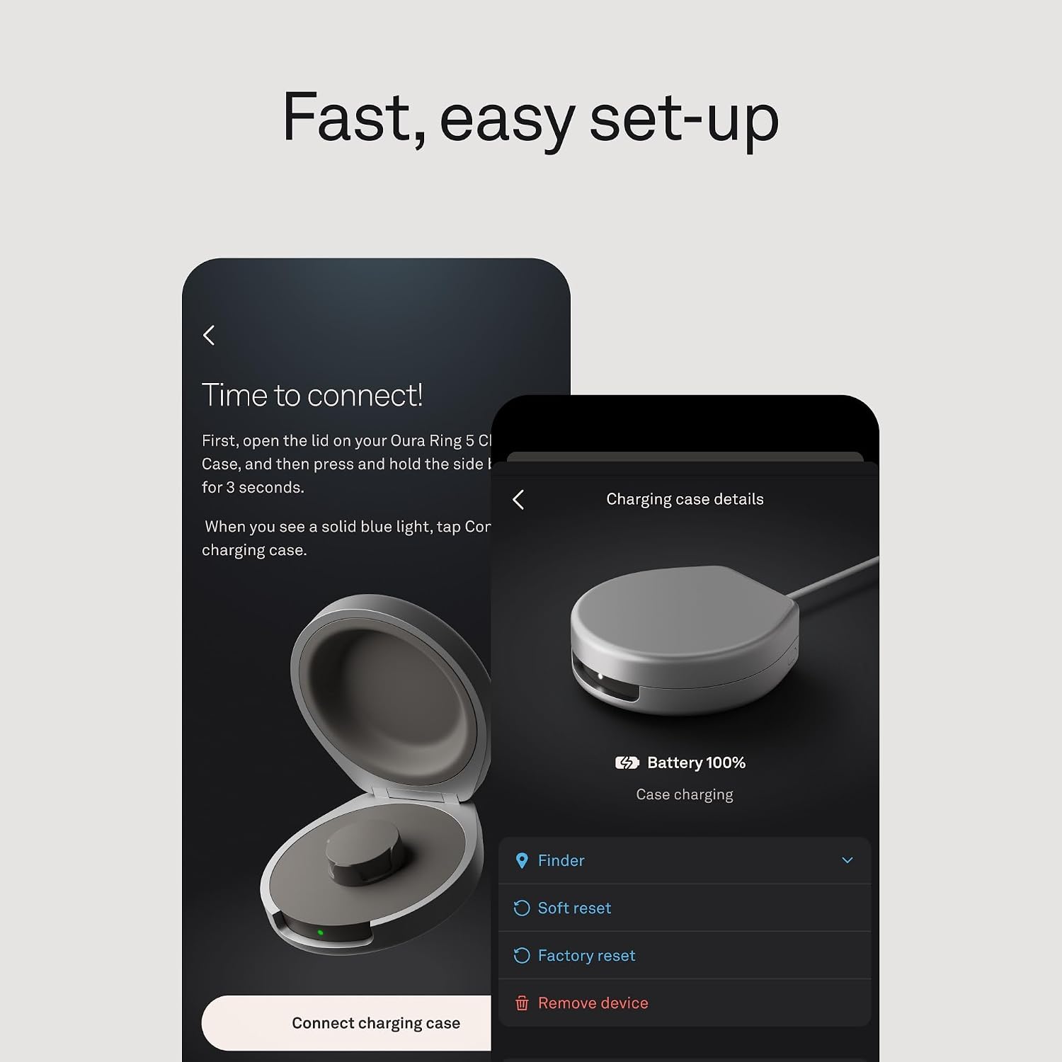 Oura Ring 5 Official Charging Case - Size 8