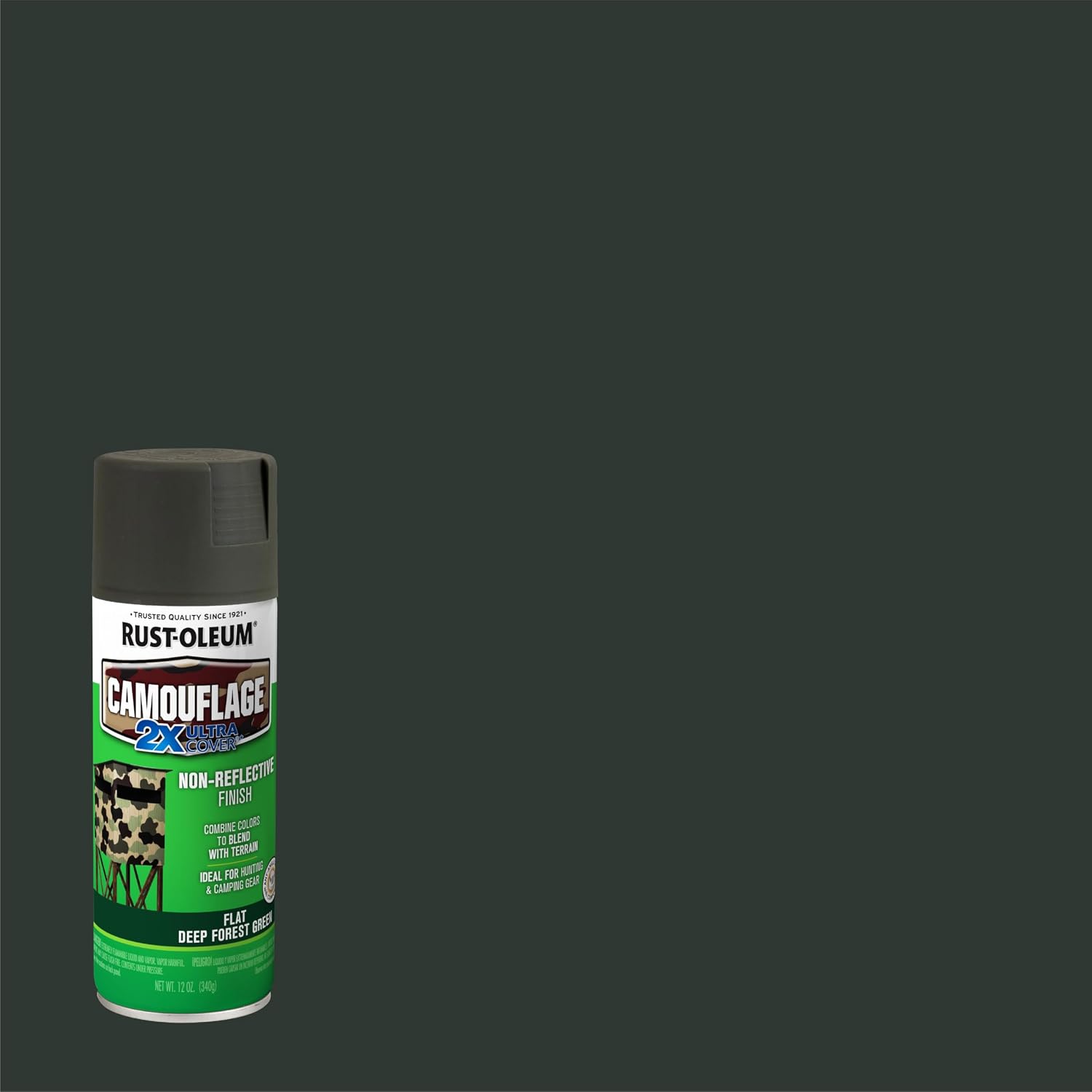 Rust-Oleum Camouflage 2X Ultra Cover Deep Forest Green Spray Paint