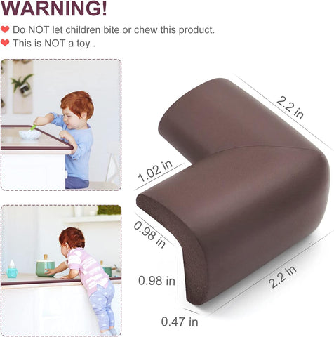 Baby Proofing Edge Corner Protectors for Furniture, 18ft Edge + 8 Corners