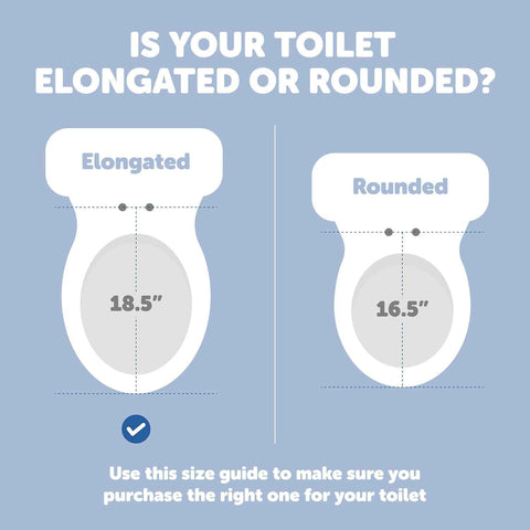 Jool Baby Quick Flip Toilet Seat with Built-in Potty & Splash Guard for Toddler Training, Slow Close (Elongated)