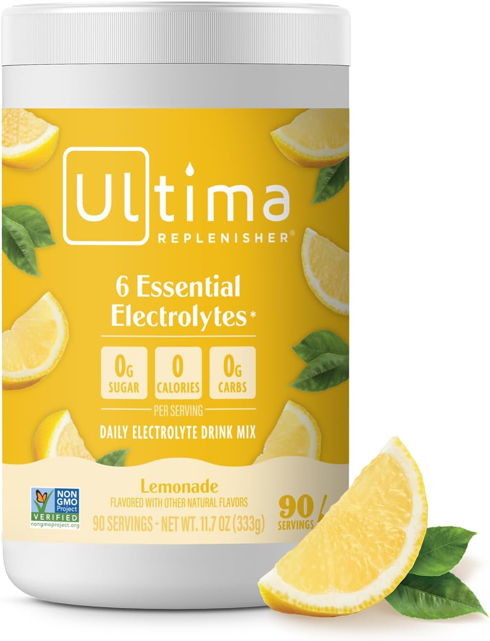Ultima Replenisher Daily Electrolyte Powder Drink Mix, 90-Serving Canister
