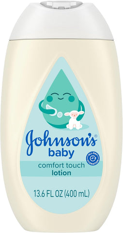 Johnson's Baby Comfort Touch Newborn Baby Face & Body Lotion, 13.6 fl oz