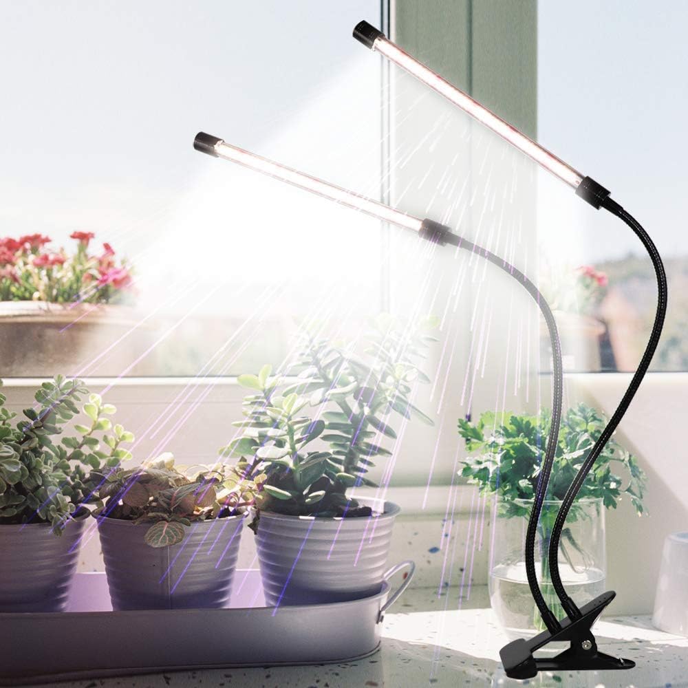 GHodec Grow Light,Full Spectrum White 84 LED Clip Indoor Plant Light