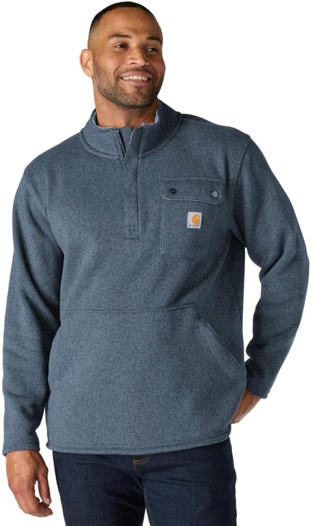 Carhartt Men's Relaxed Fit Midweight Quarter-Zip Pocket Sweater Fleece
