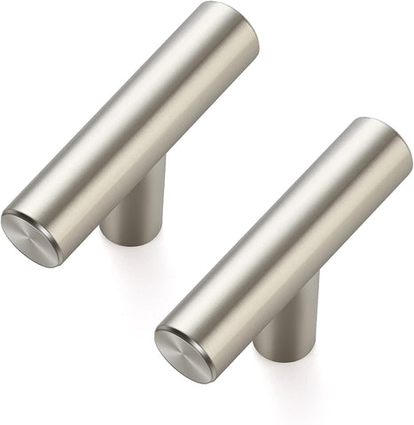 Ravinte Brushed Nickel Cabinet Handles 2" Length,Single Hole,45 Pack