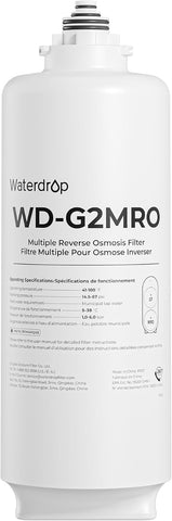 Waterdrop G2MRO Filter, Replacement for G2/G2MNR 400 GPD RO System