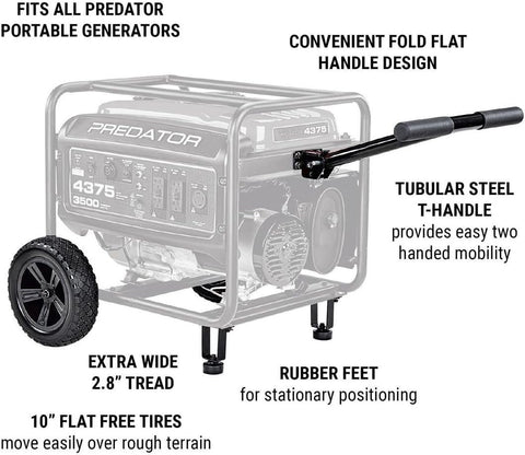 10 in. Heavy Duty Generator Wheel Kit
