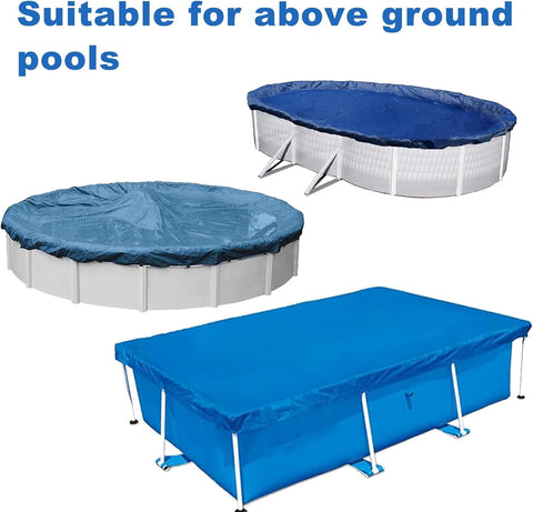 Pool Cover Cable,131CW 131-Feet Cable and Heavy-Duty Winch for Winter Safe Above Ground Swimming Pool Cove
