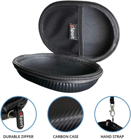JBL Clip 5 Ultra Portable Bluetooth Speaker with gSport Carbon Fiber Case (White)