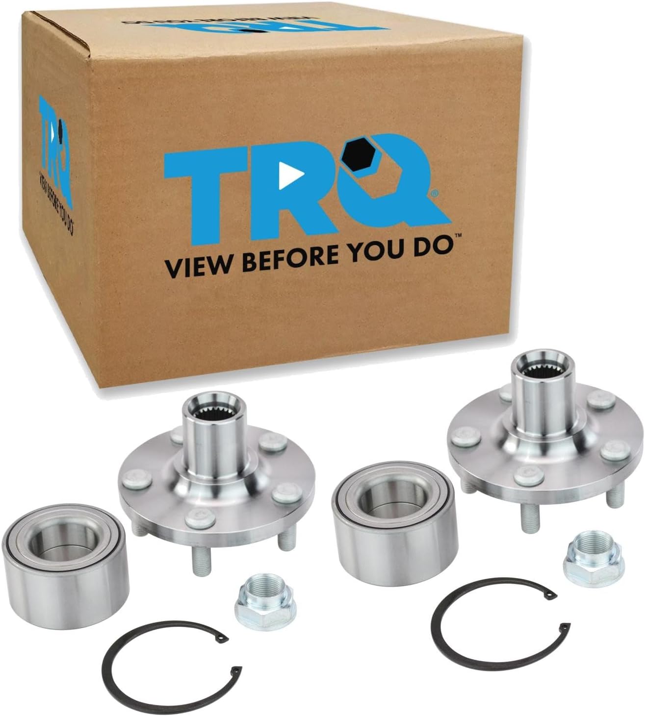 TRQ Front Wheel Bearing & Hub Kit