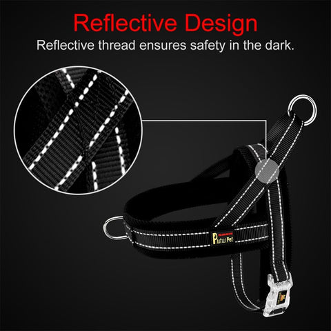 Plutus Pet No Pull Dog Harness for Large Dogs, Breathable Mesh Padded