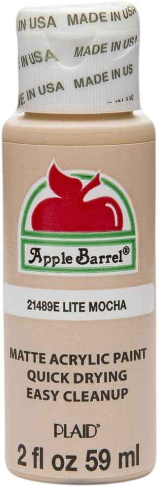 Apple Barrel Blue Cotton paint, 2 oz, 2 Fl Oz (Pack of 24)