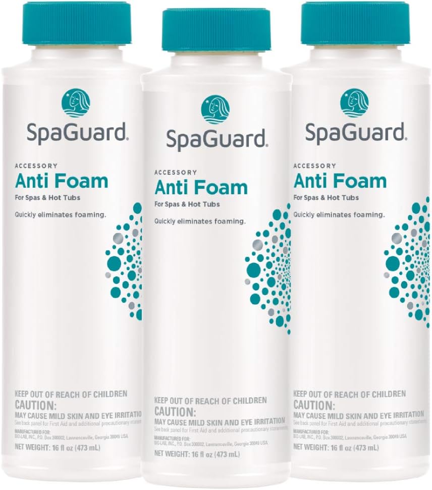 SpaGuard Spa Anti-Foam for Spas & Hot Tubs, 1 Pint, Single Pack