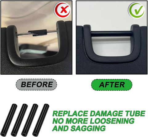 Sun Visor Repair Kit for Jeep Wrangler JK JKU 2007-2017 Repair Tubes