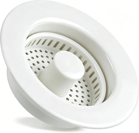 TGOSOMT Kitchen Sink Drain Strainer Stopper, Anti-Clog & Quick Drain