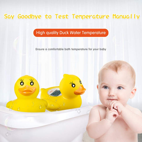 b&h Baby Bath Thermometer, Safety Water Temperature Monitor, Lady Duck
